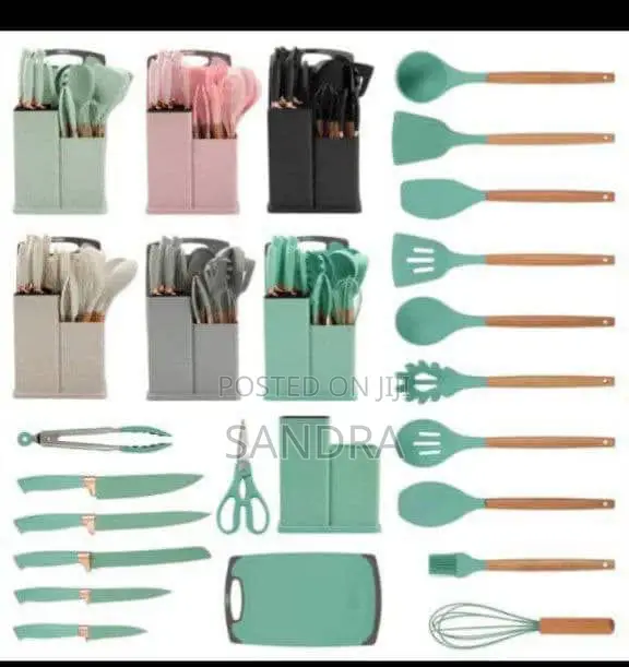 19 Pieces Silicone Kitchen Set