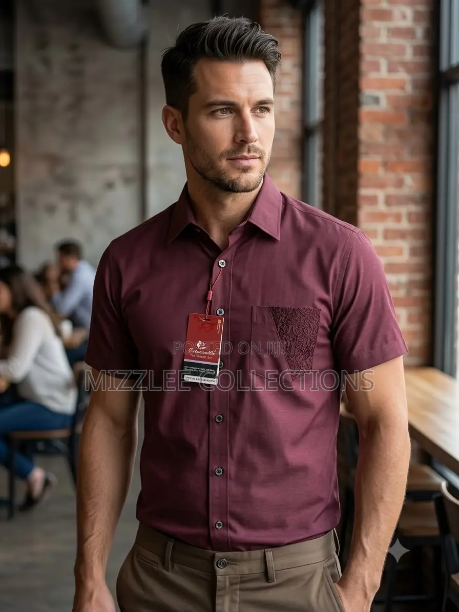 Quality Linen Short Sleeves Shirt for Men L-2xl