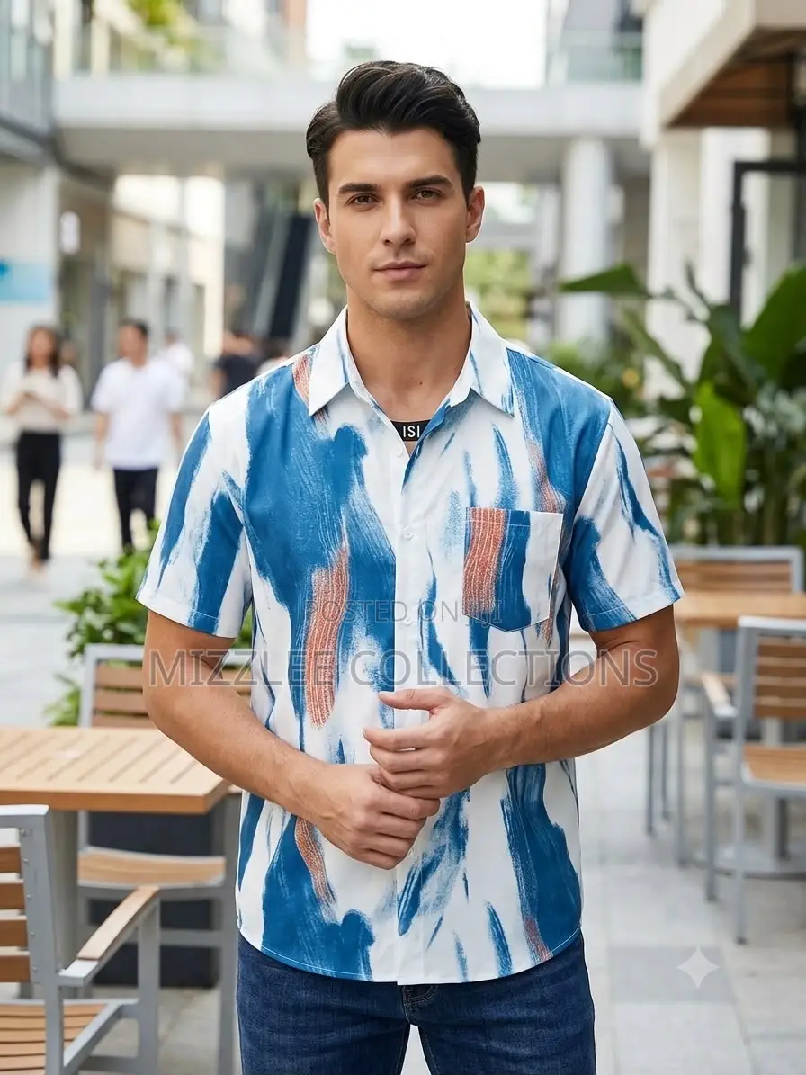 Quality Linen Short Sleeves Shirt for Men L-2xl