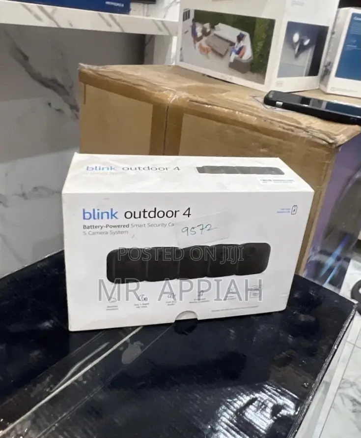 Shop Original Blink Outdoor 4 Wireless Security Cameras(Black) 