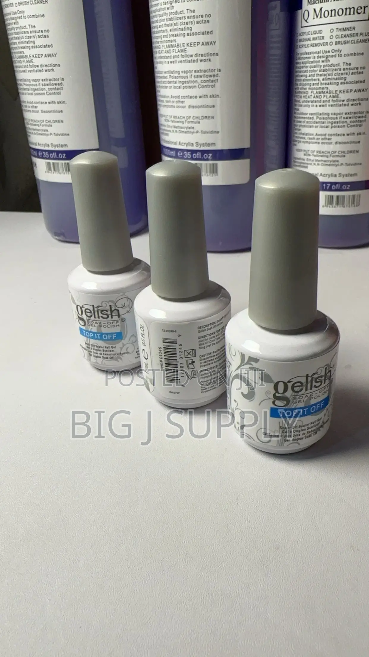 Gelish Top Coat and Base Coat