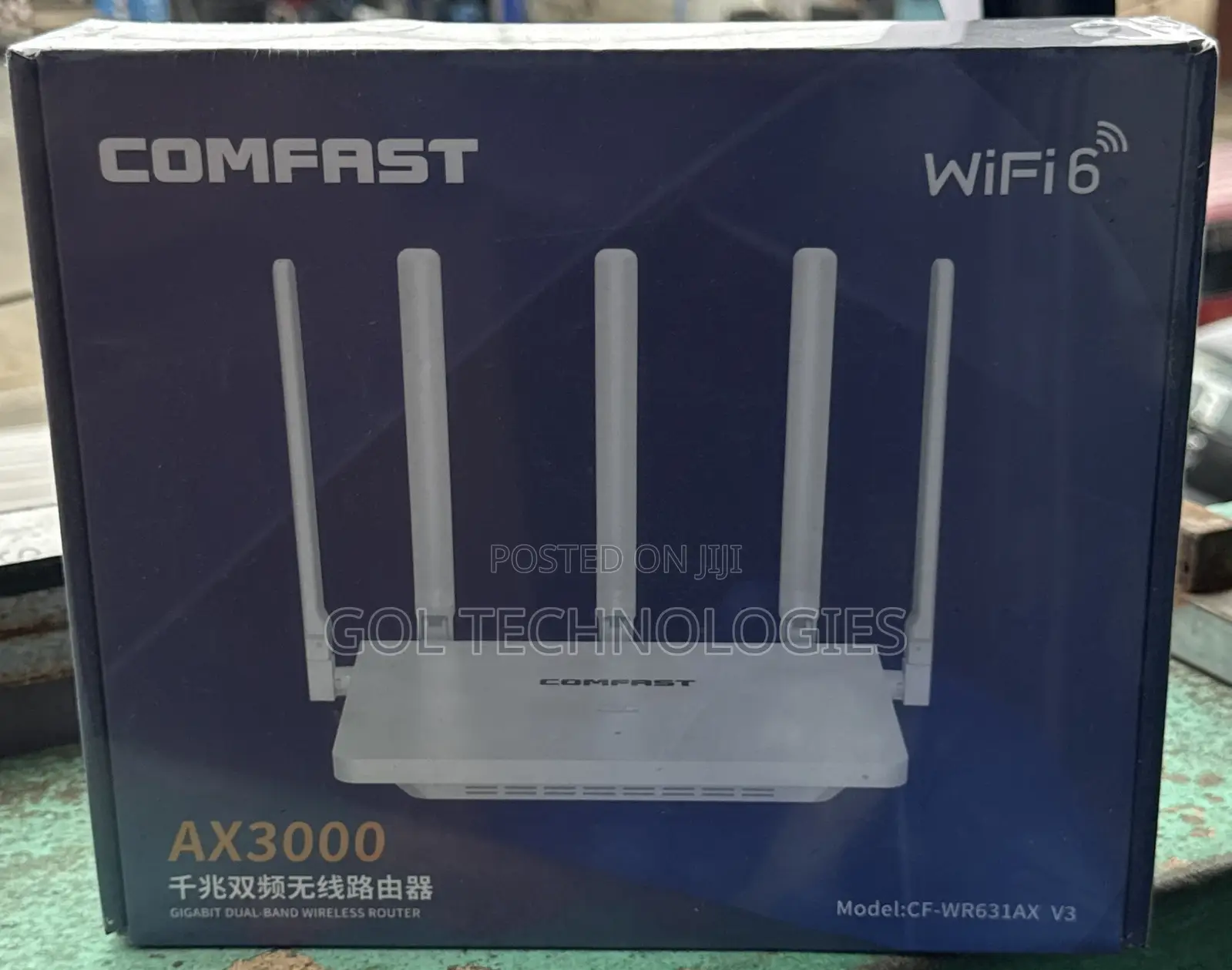 Comfast Ax3000 Gigabit Dual-Band Wireless Router Cf-Wr631ax V3