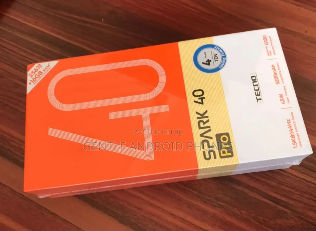 New Tecno Spark 40 Pro+ 256 GB Gold