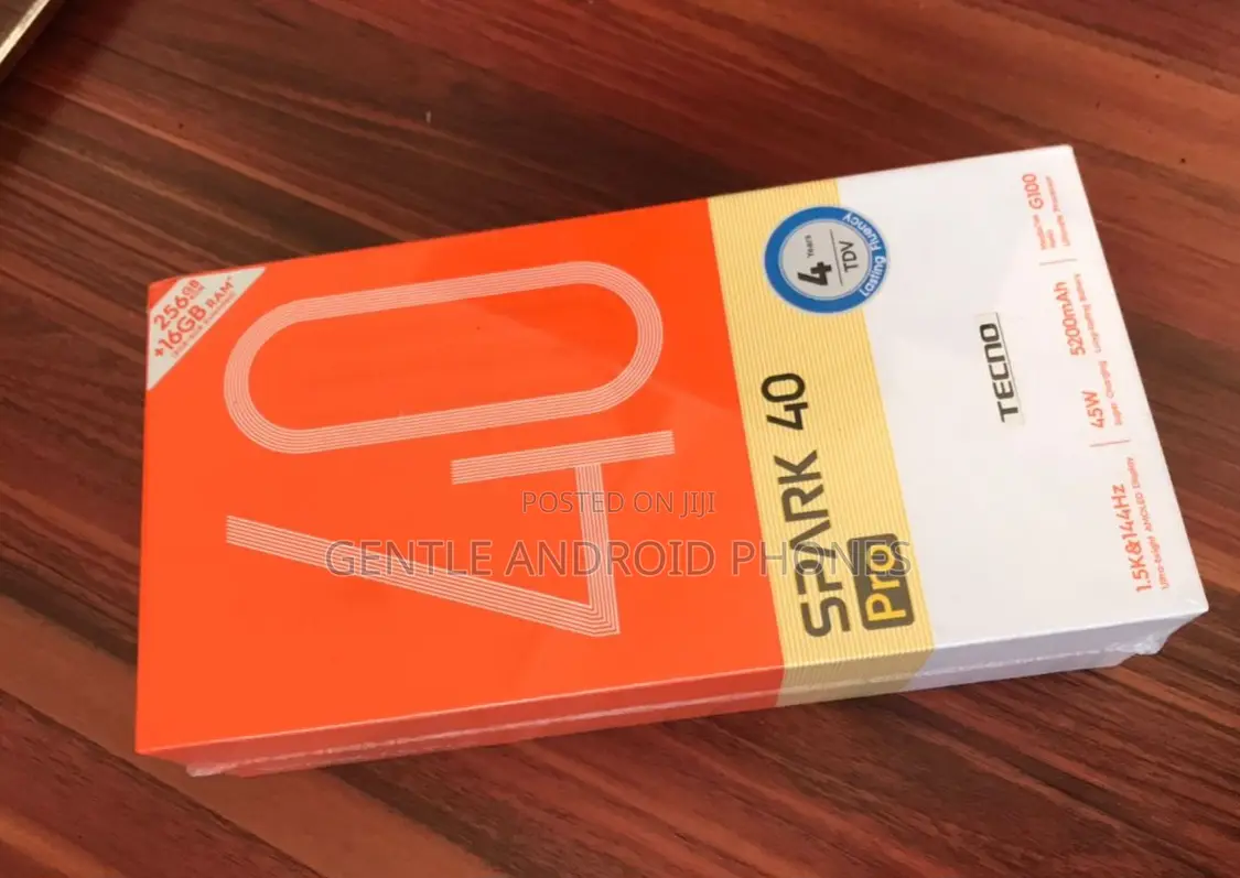 New Tecno Spark 40 Pro+ 256 GB Gold