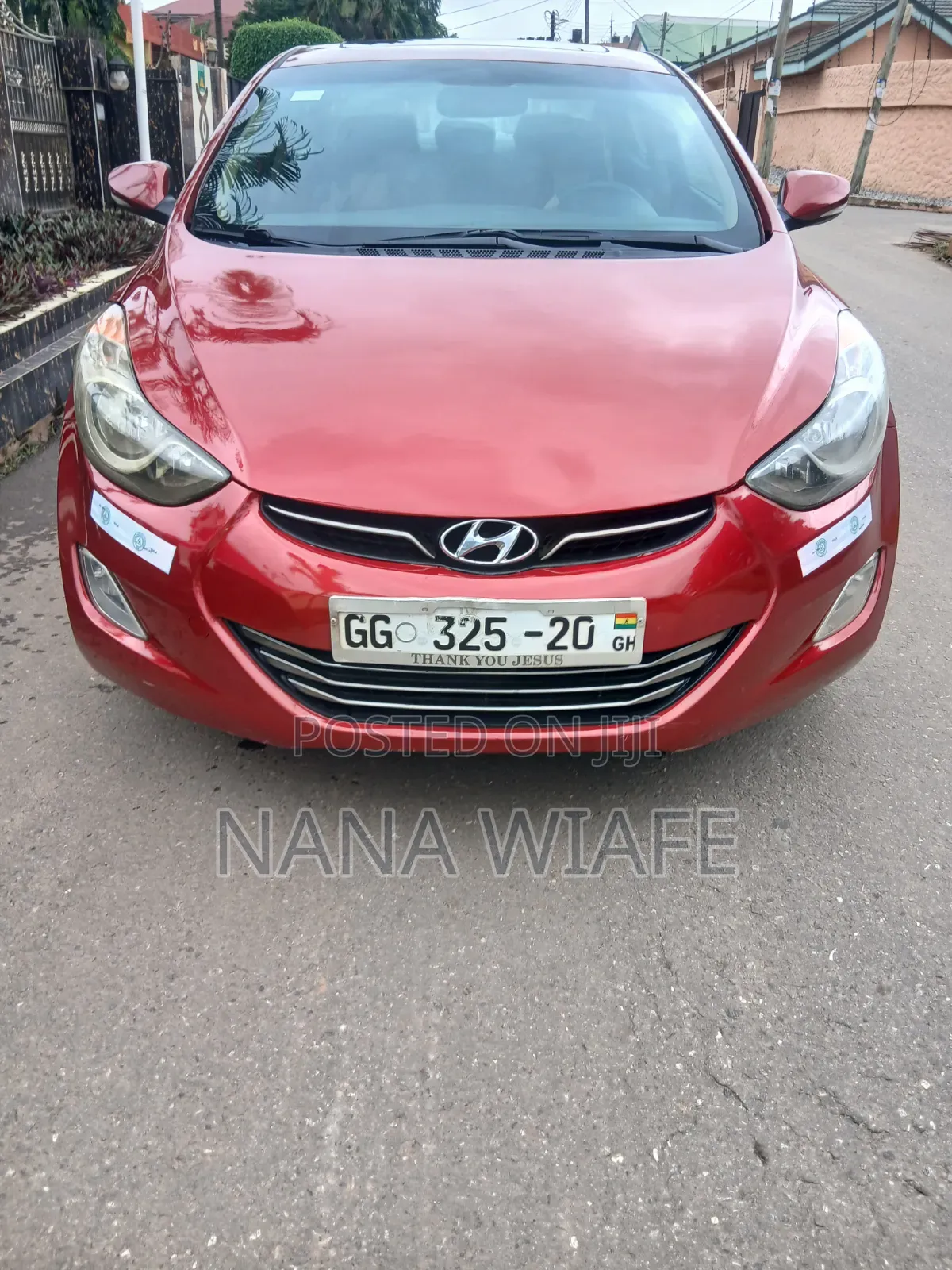 Hyundai Elantra Limited 2012 Red