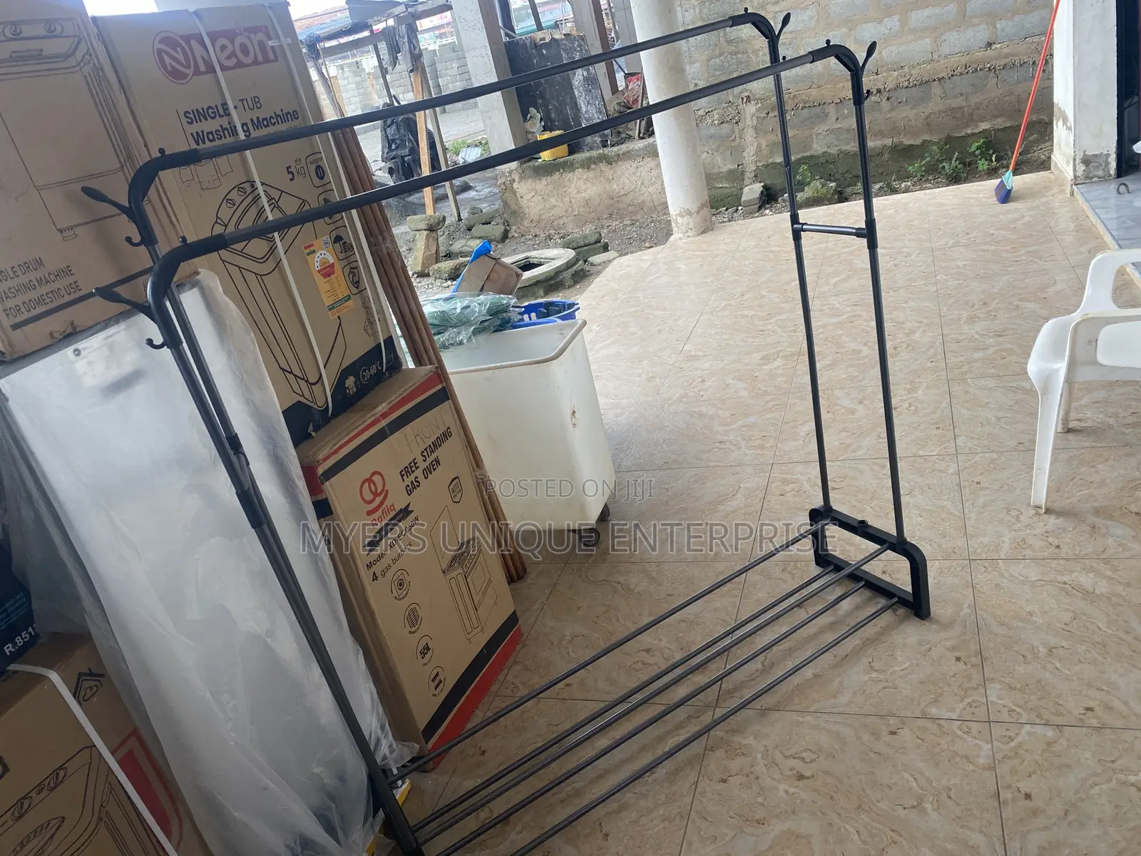 Portable Wardrobe Rack With Wheels