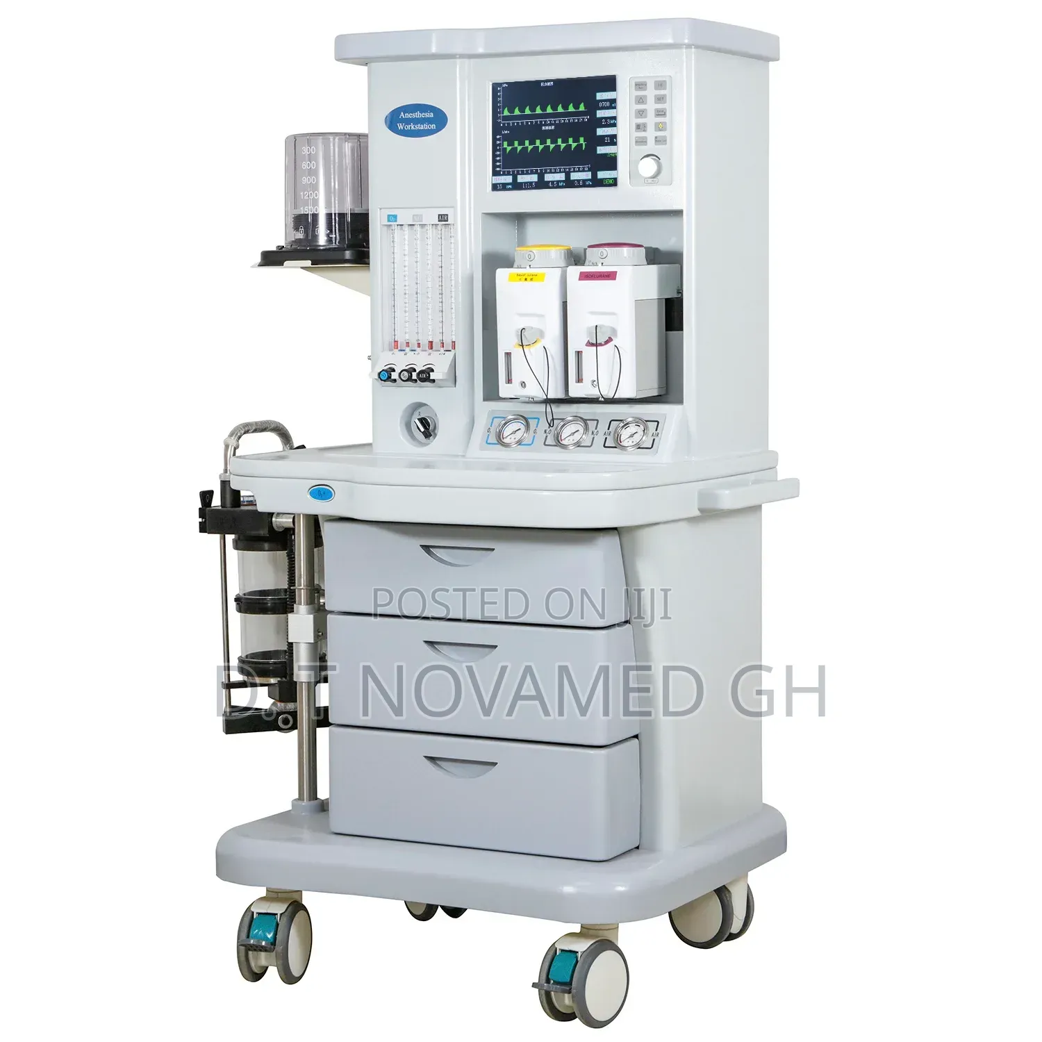 Anesthesia Machine Double Vapor