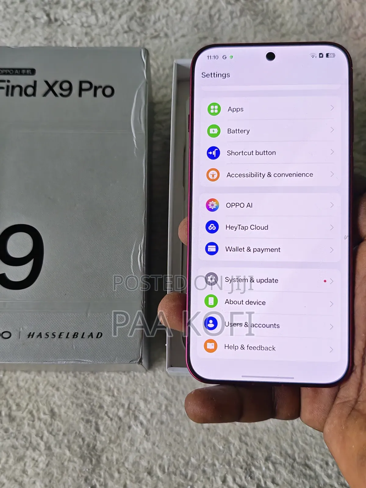Oppo Find X9 Pro 512 GB Red
