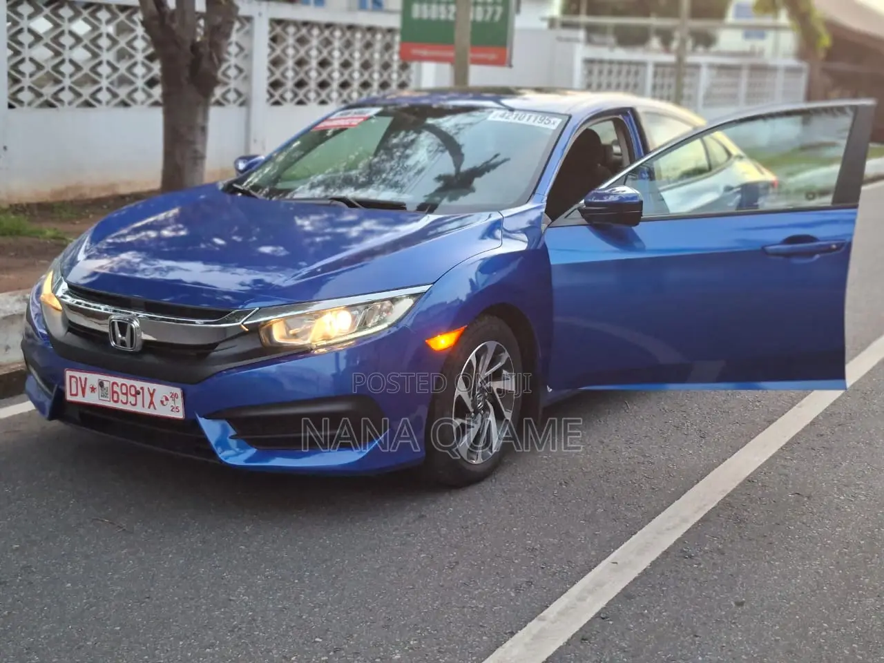Honda Civic EX-L 4dr Sedan (1.5L 4cyl) 2016 Blue