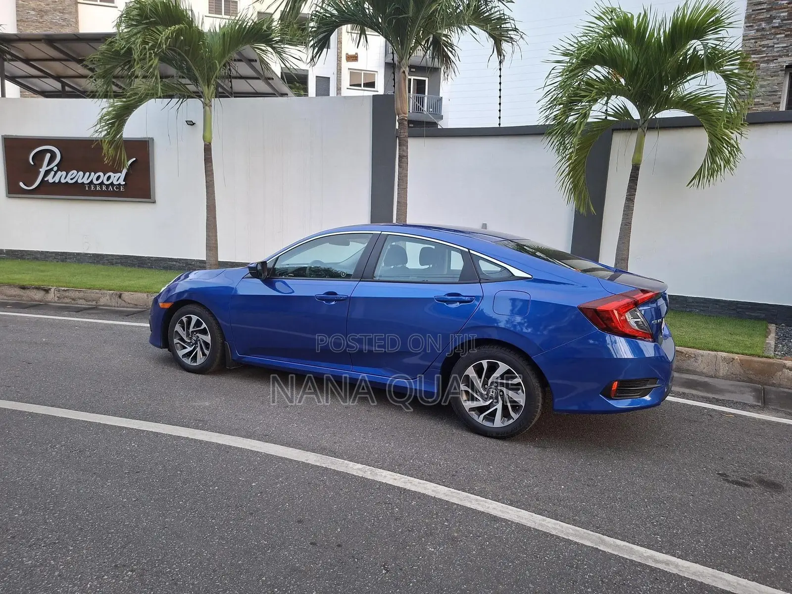 Honda Civic EX-L 4dr Sedan (1.5L 4cyl) 2016 Blue