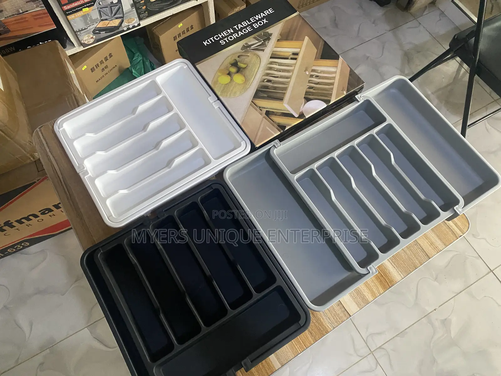 Kitchen Tableware Organizer Box