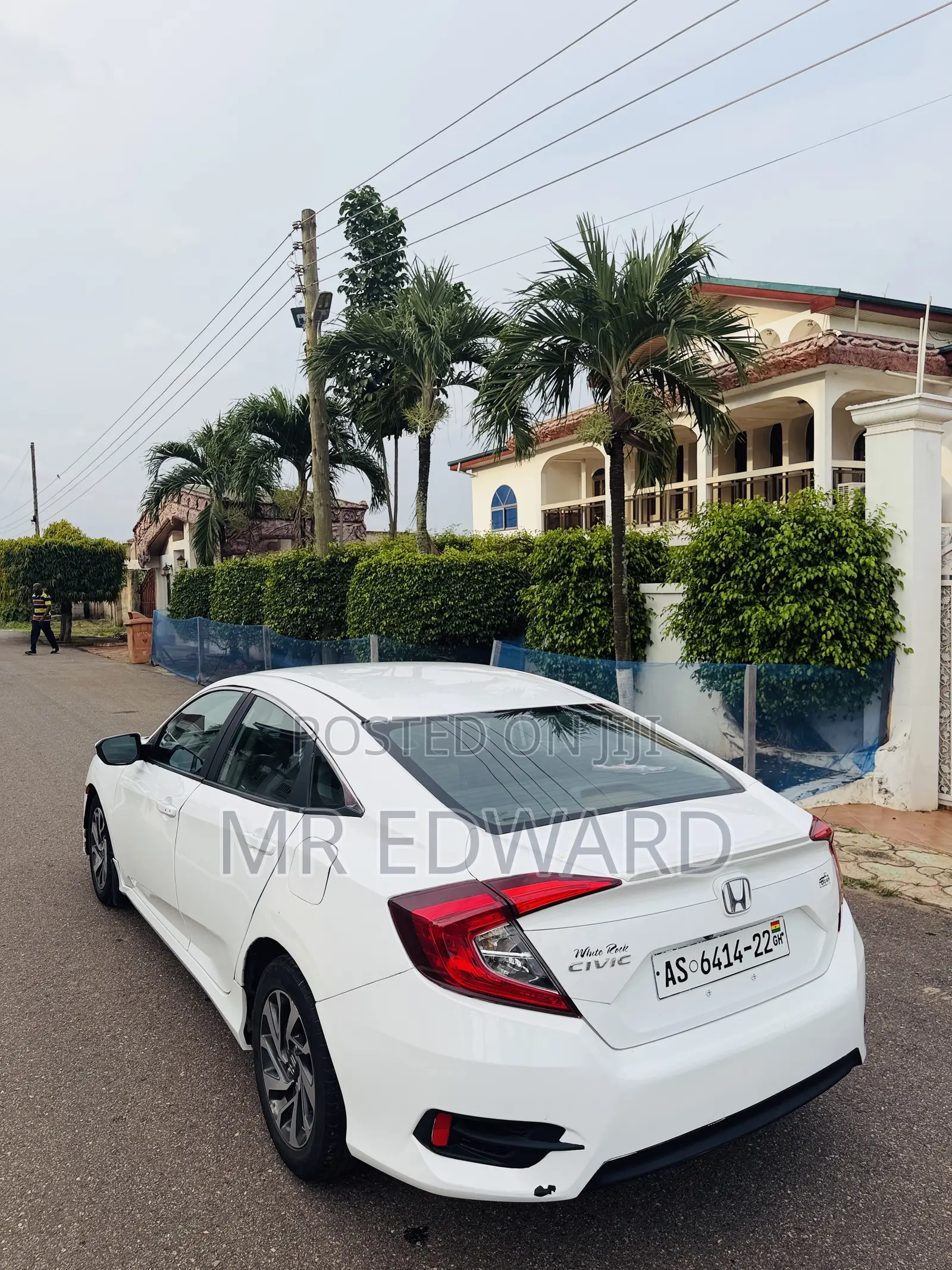 Honda Civic EX Sedan 2018 White