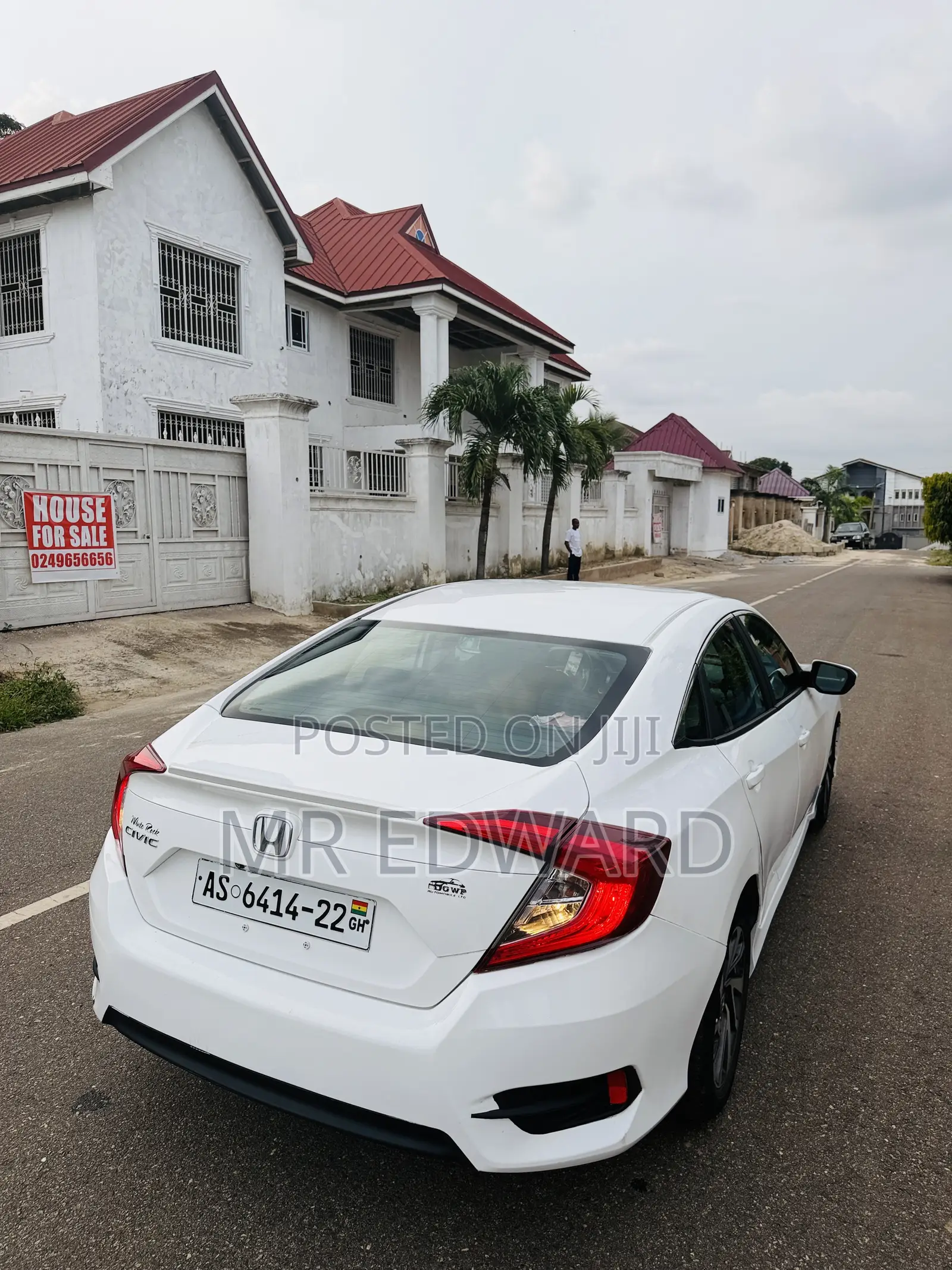 Honda Civic EX Sedan 2018 White