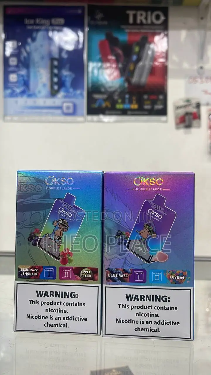 OKSO Double Flavor Disposable Vape – Flavors | Available in Accra