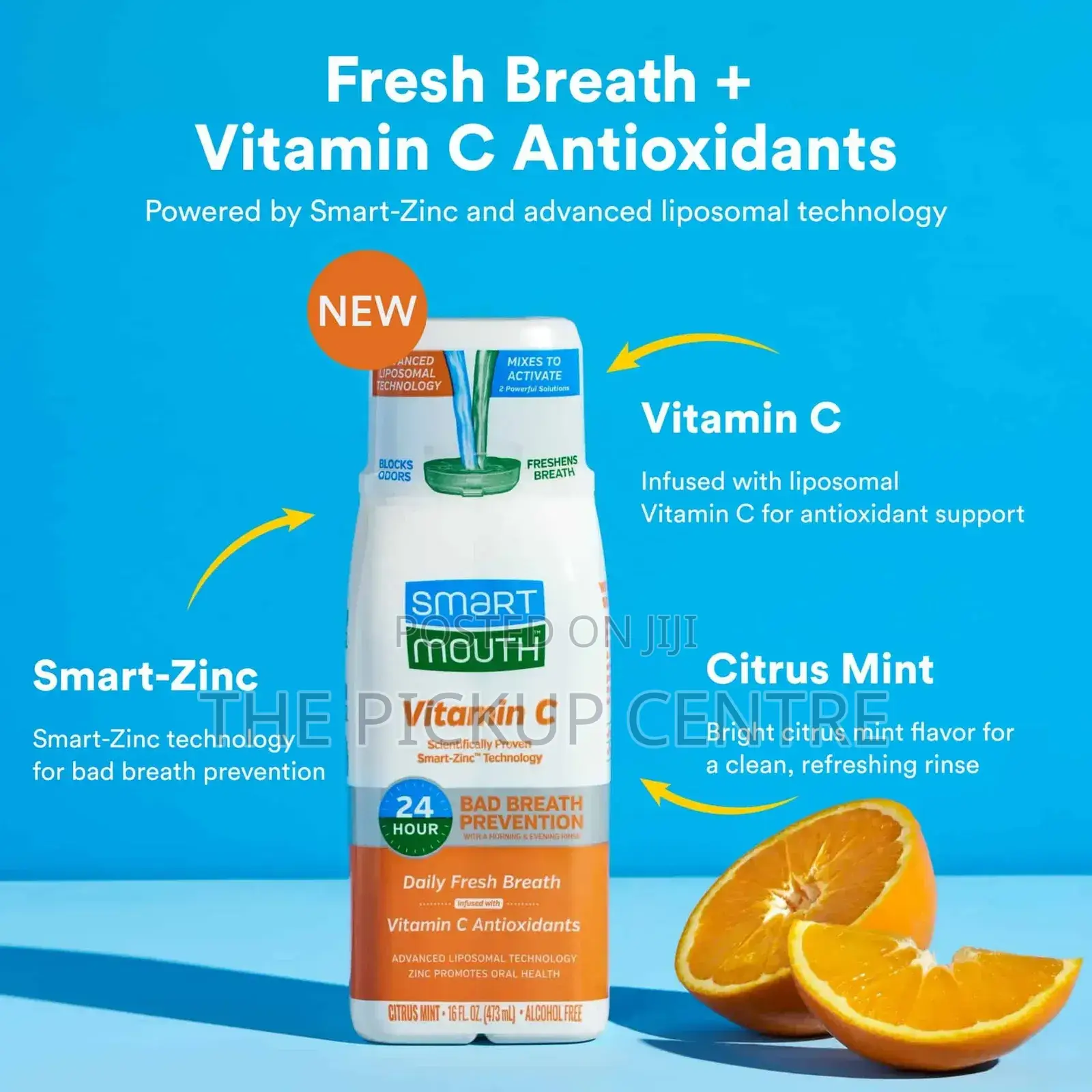 SmartMouth Original Activated Mouthwash (473ml)