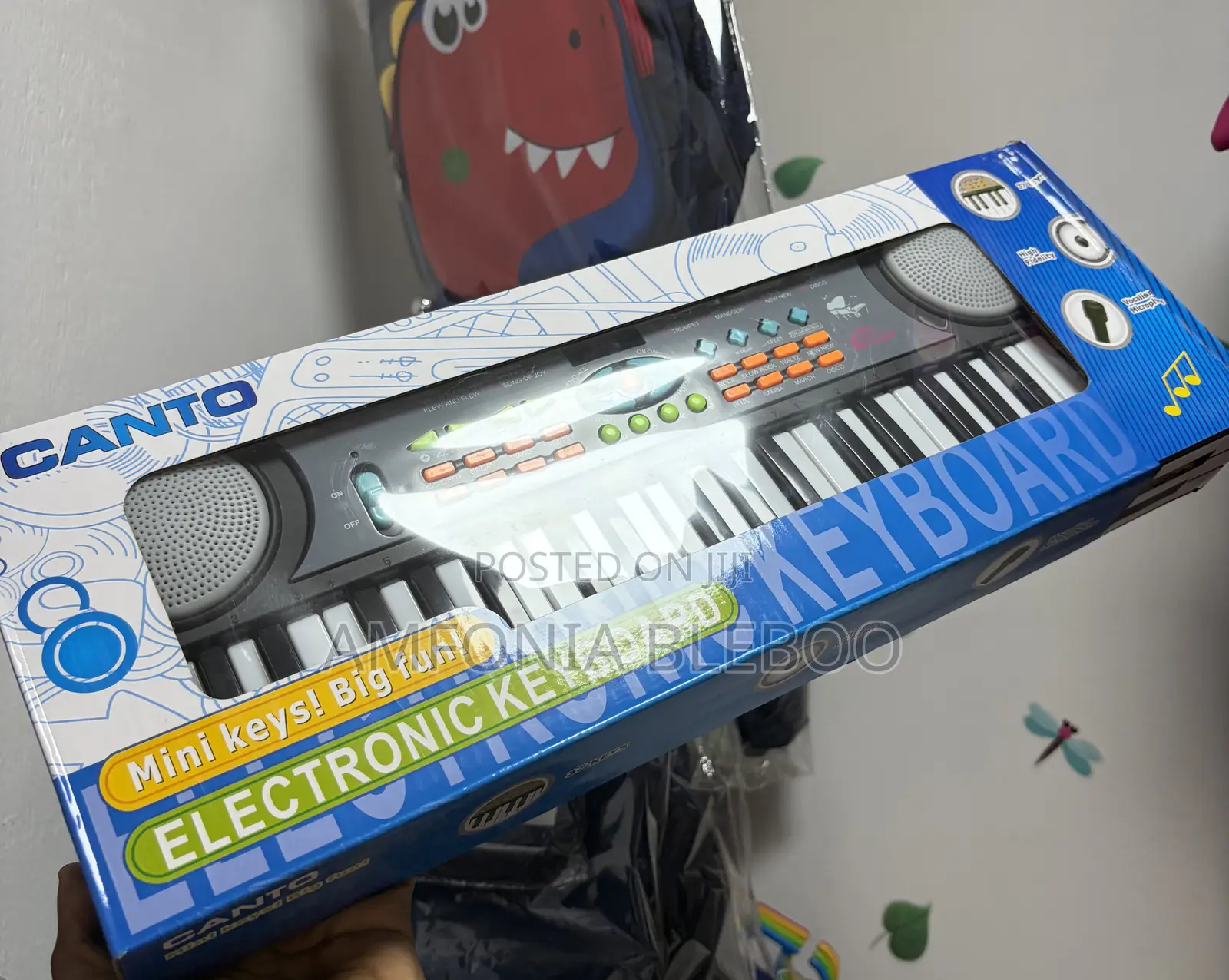 Kids 37 Key Electronic Keyboard With Microphone