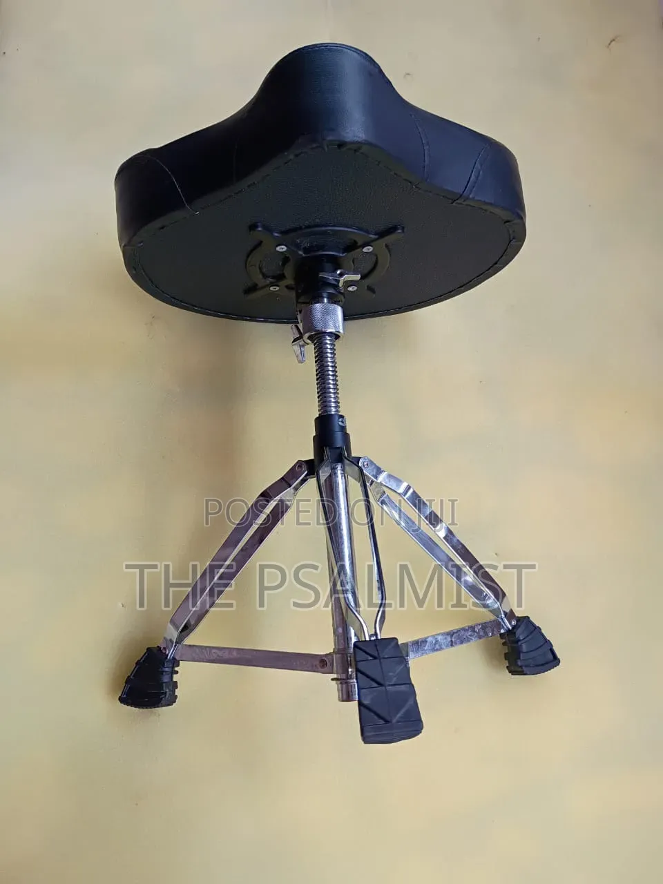 Donner Heavy Duty Motorcycle Style Adjustable Drum Stool