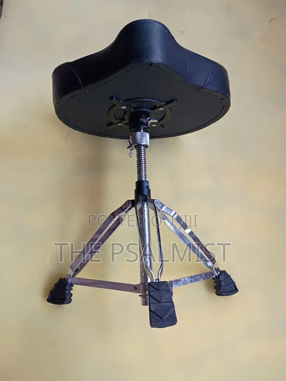 Donner Heavy Duty Motorcycle Style Adjustable Drum Stool