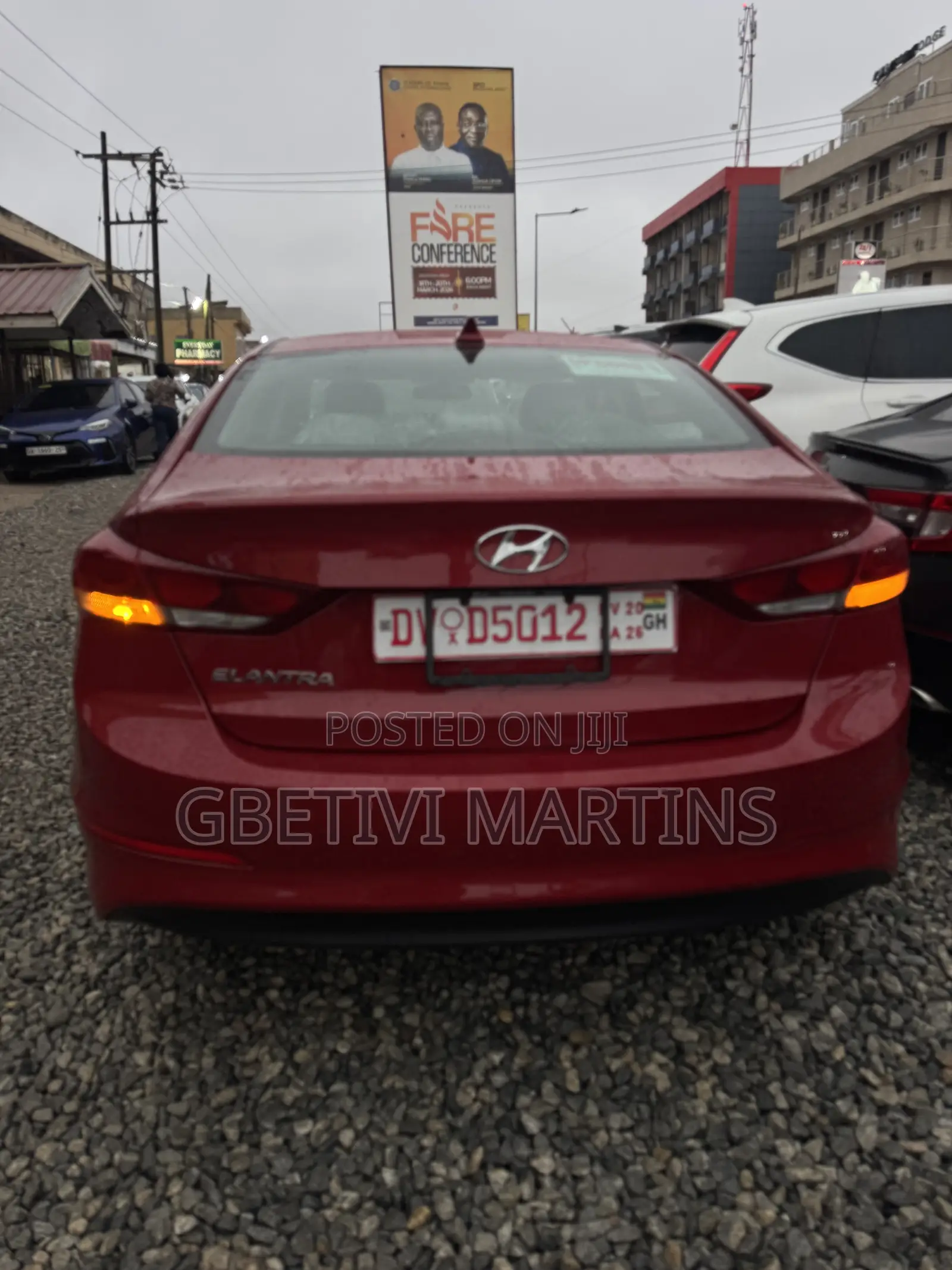 Hyundai Elantra 2017 Red