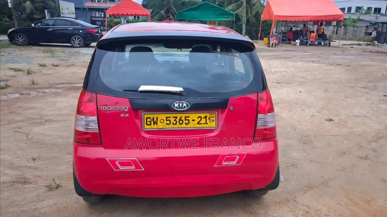 Kia Morning 2008 Red