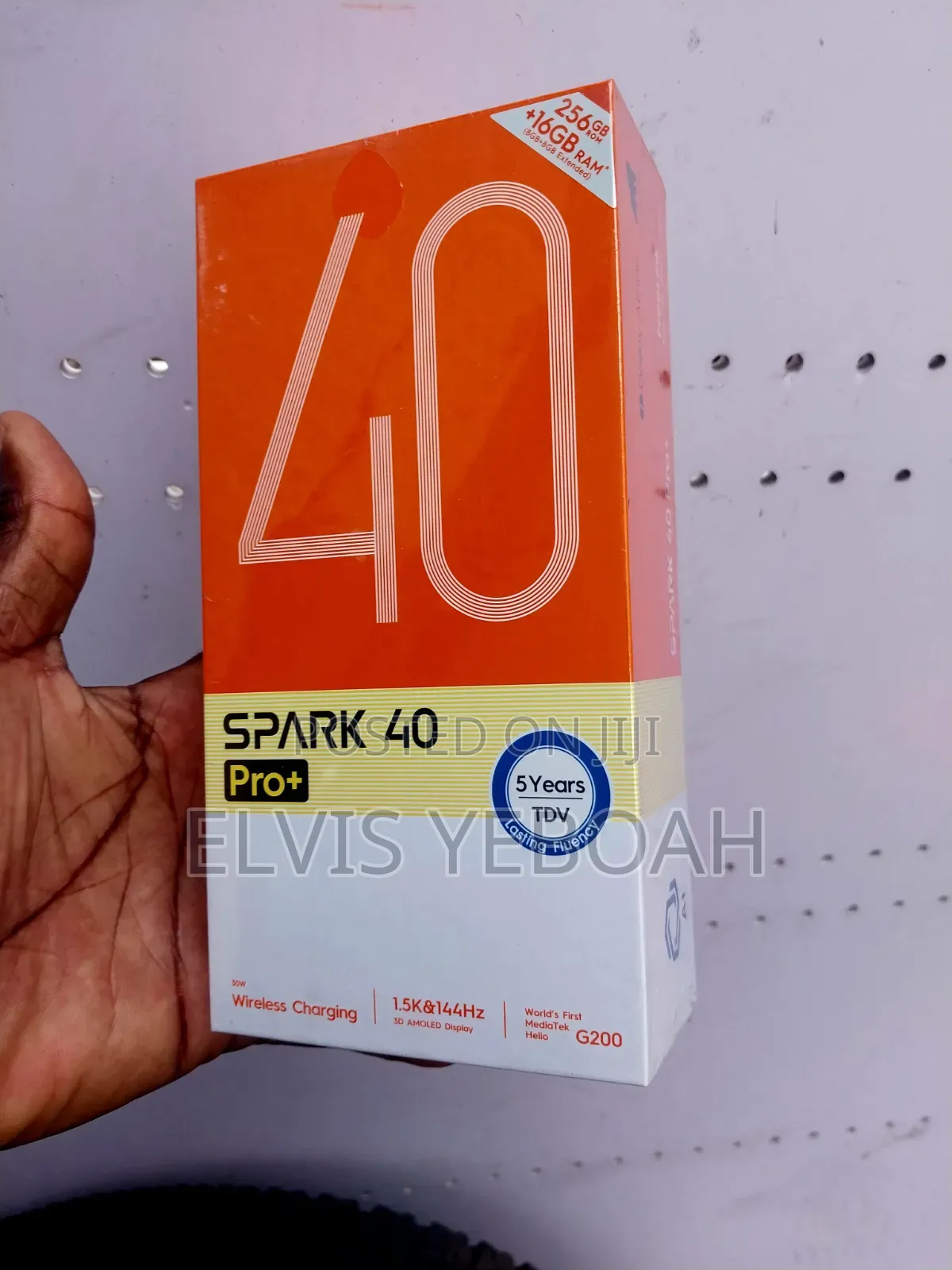 New Tecno Spark 40 Pro+ 256 GB Silver
