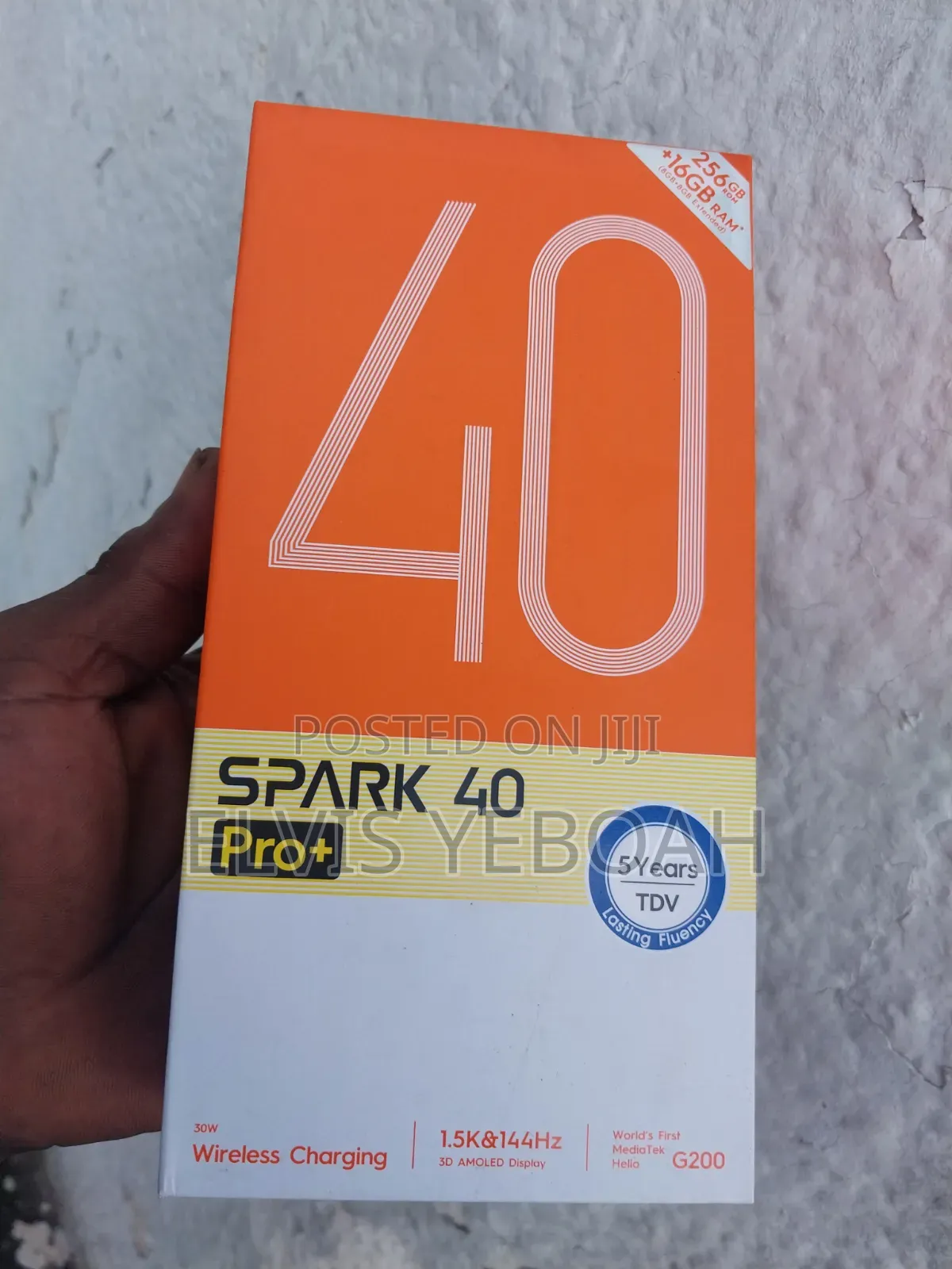 New Tecno Spark 40 Pro+ 256 GB Silver