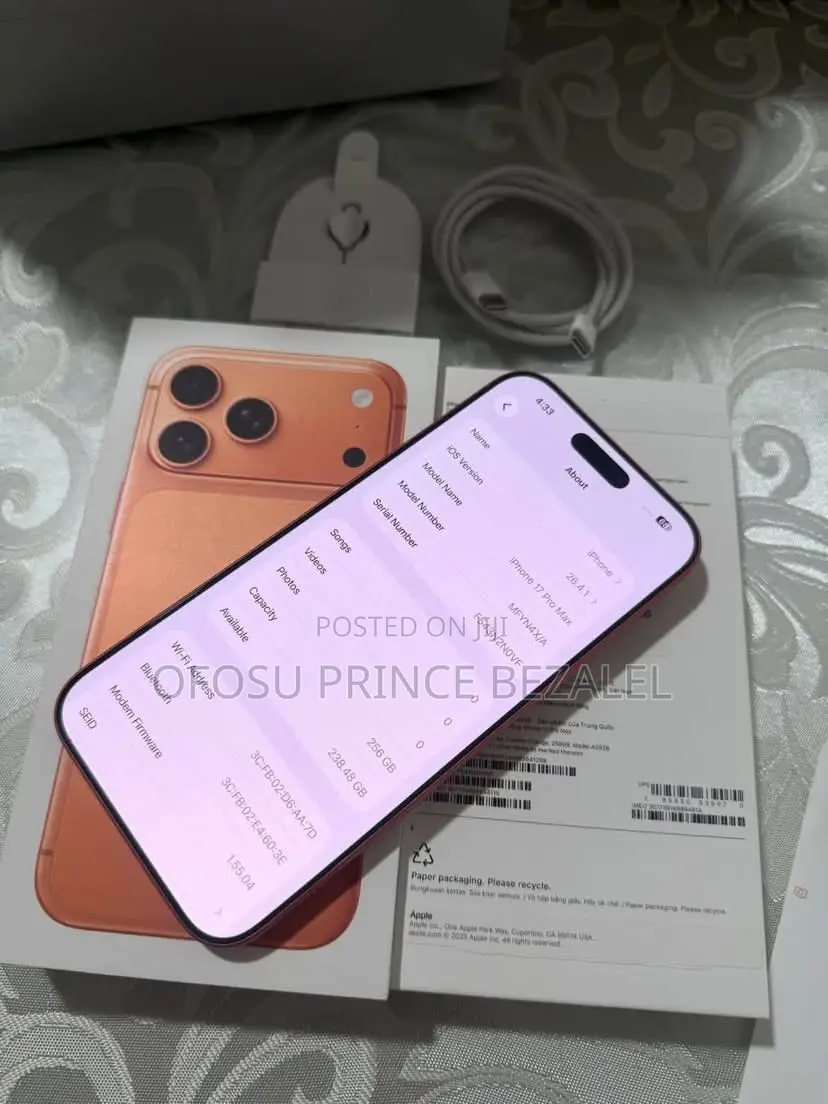 Apple iPhone 17 Pro Max 256 GB Orange