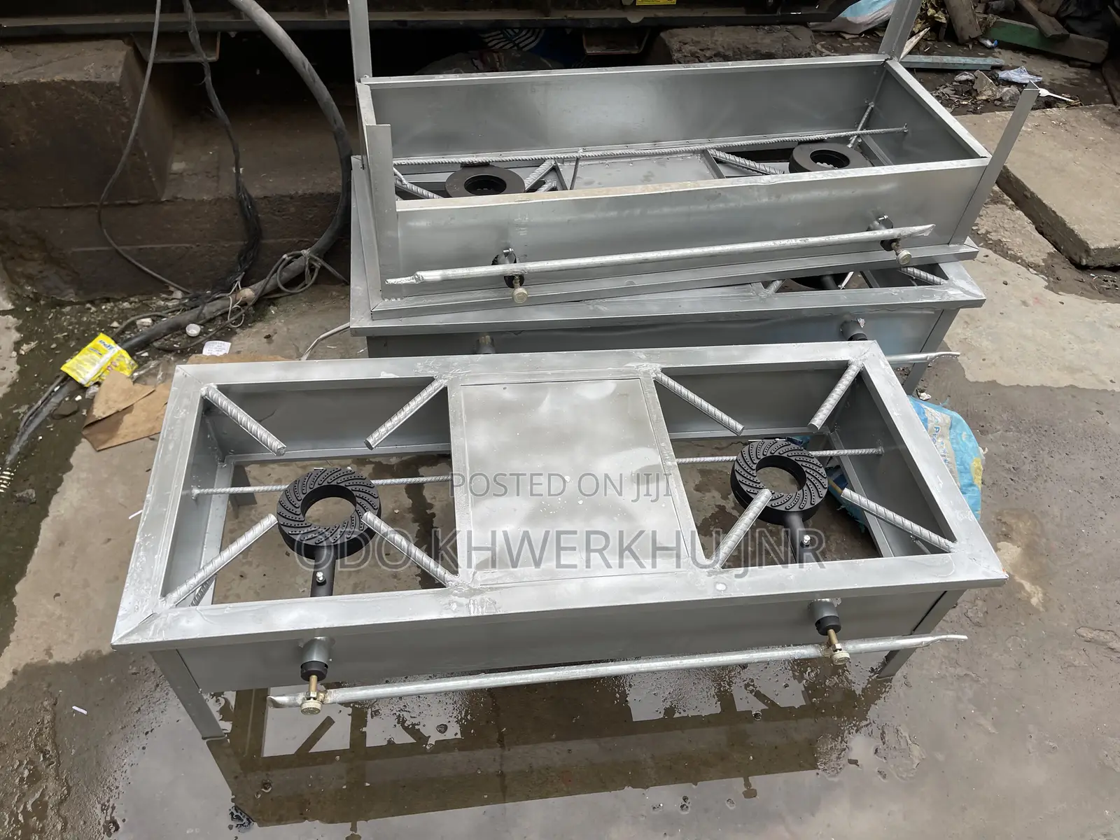 2 Burners Commercial Stove
