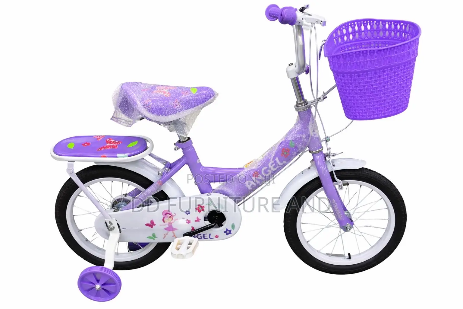 Kids Bike With Basket