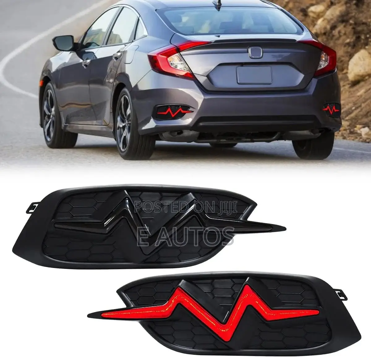 Honda Civic 2016 2017 2018 2019 2020 2021 Back Reflector