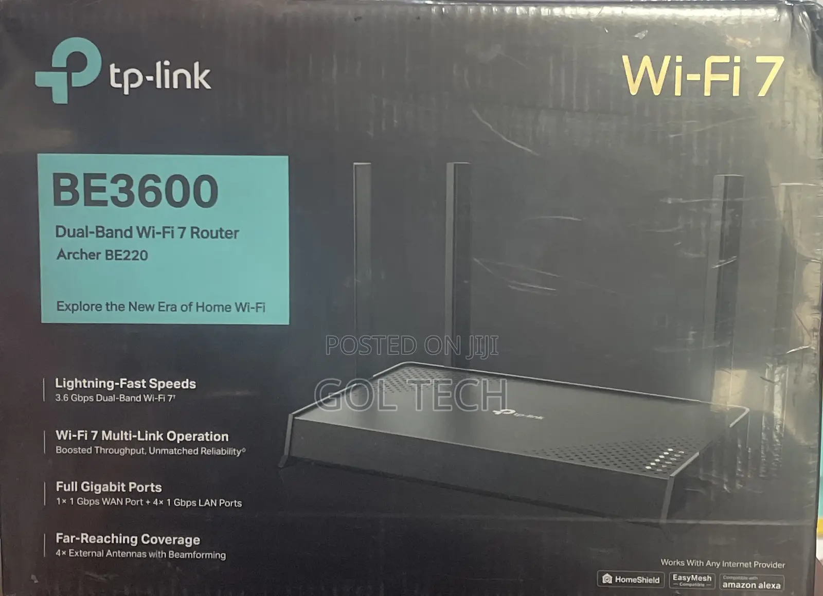 TP-Link BE3600 Dual Band WiFi 7 Router