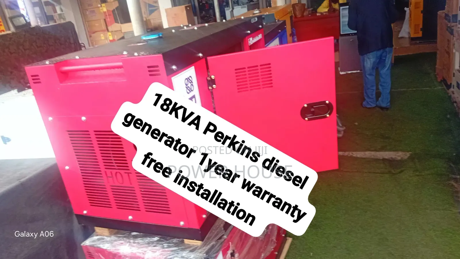 Brand New 18kVA Perkins Diesel Generator With 1-Year Warranty
18kVA