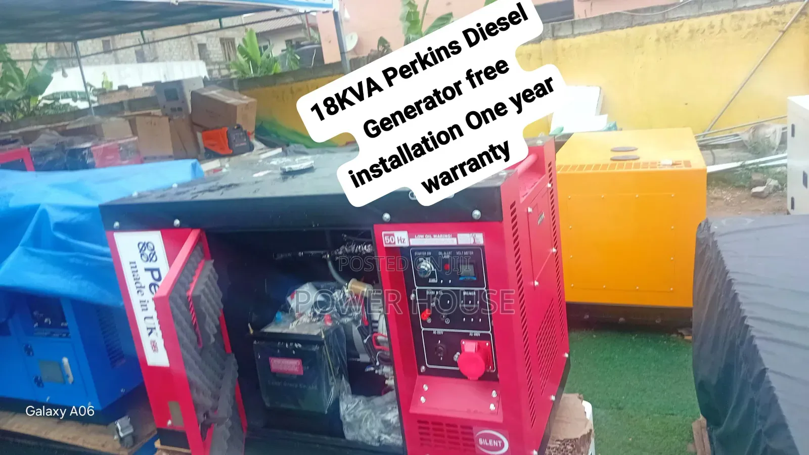 Guaranteed
Reliable 18kVA Perkins Diesel Generator – Long-Lasting