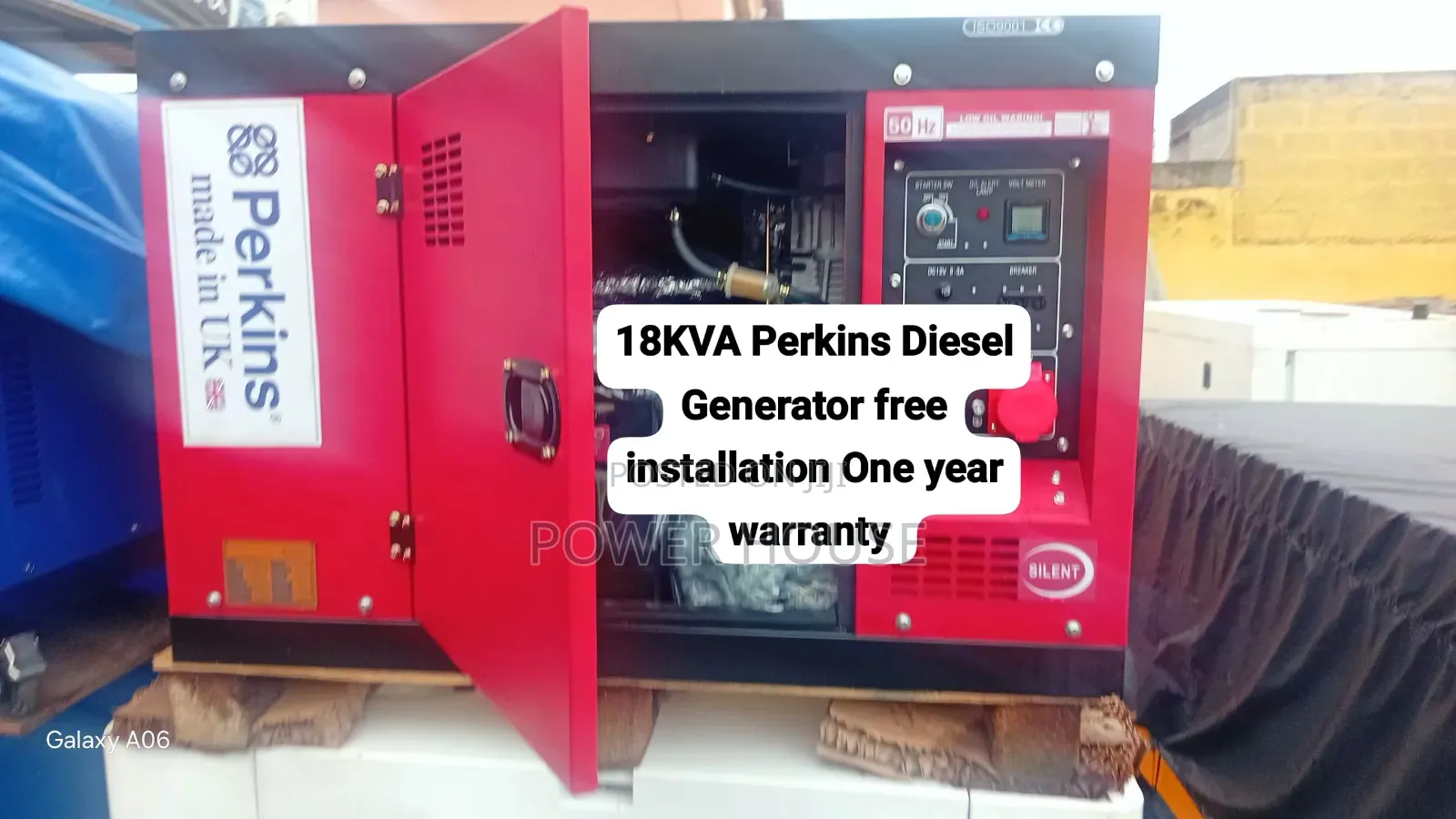 Industrial 18kVA Perkins Generator – Powerful Backup Power