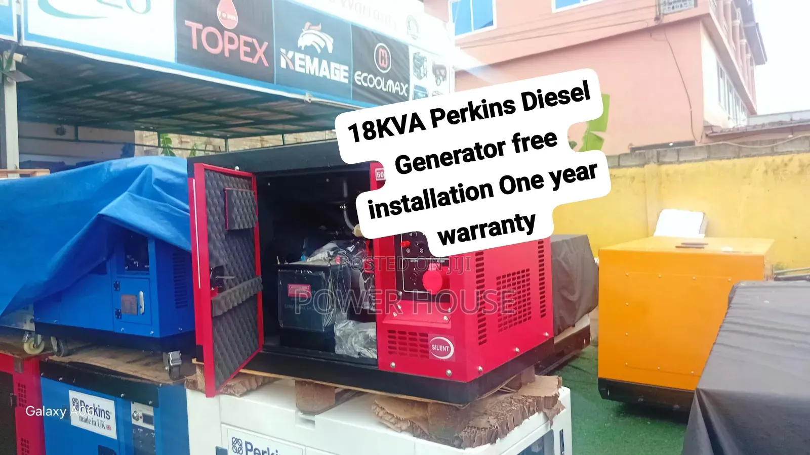 Unstoppable 18kVA Perkins Diesel Generator Free Installation Included
