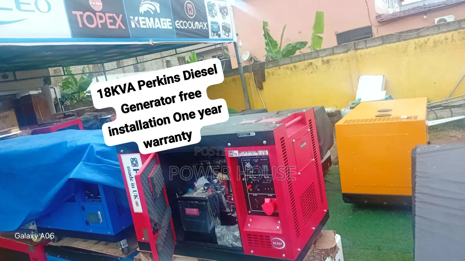 Unstoppable 18kVA Perkins Diesel Generator Free Installation Included