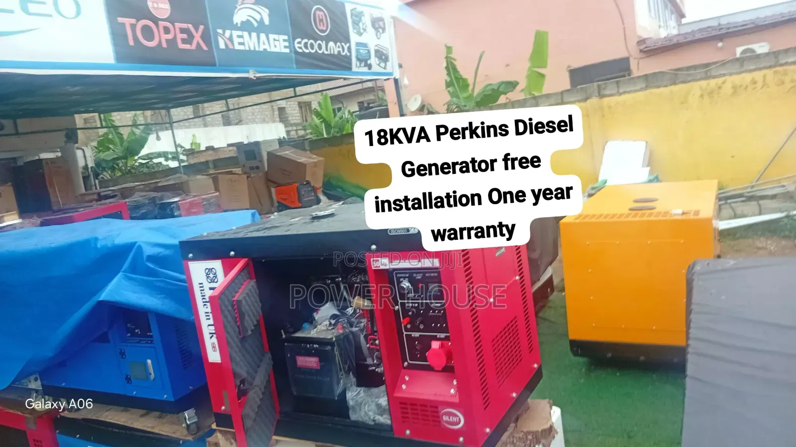 Bring Home Reliable Power With the Original 18kVA Perkins Generator