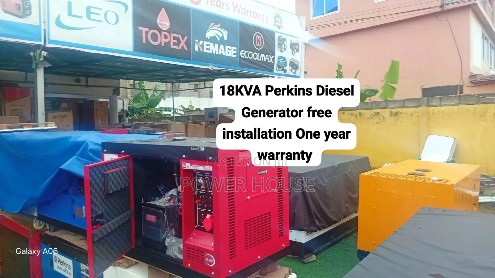 Bring Home Reliable Power With the Original 18kVA Perkins Generator