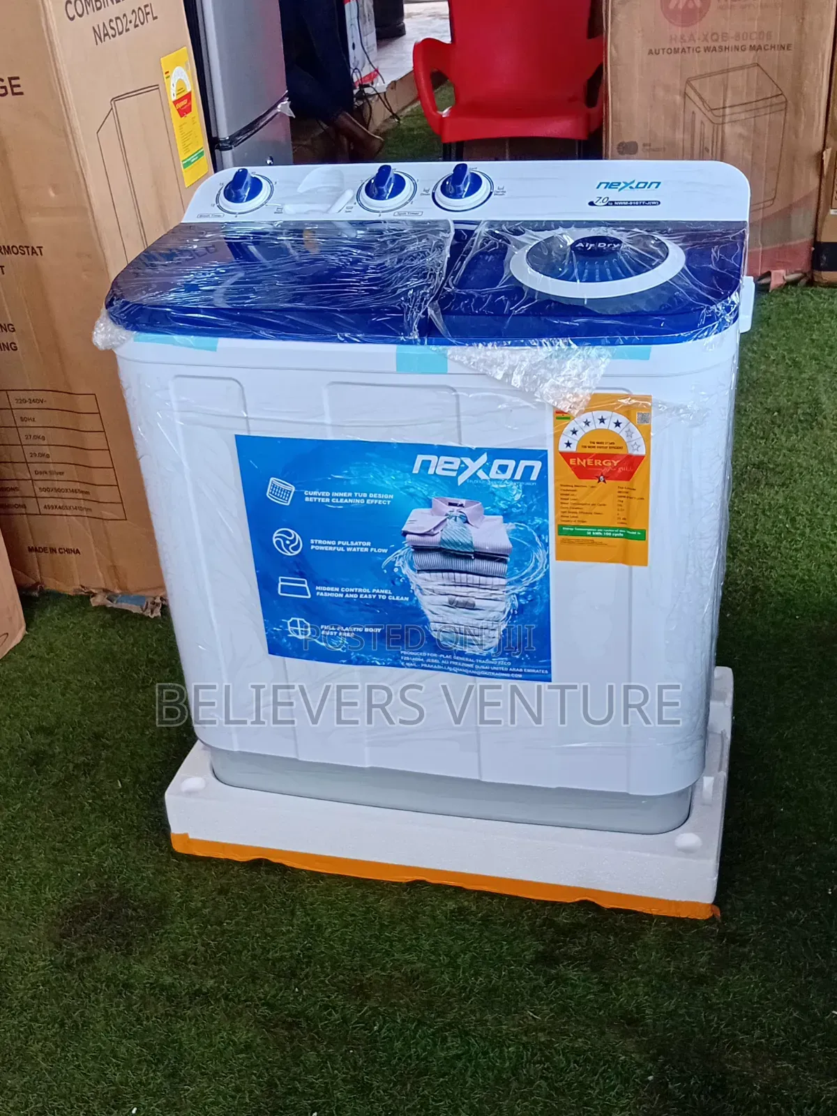 Nexon 7KG Twin Tub Washing Machine – Quiet Performance