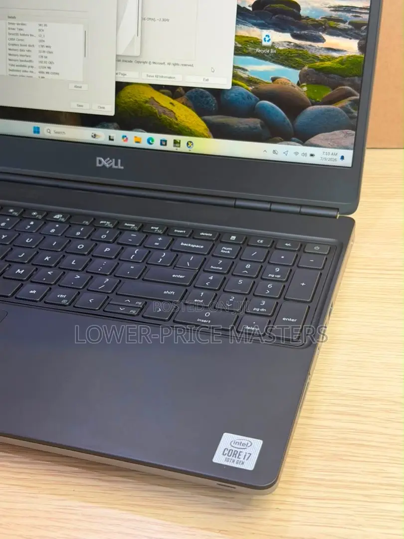 New Laptop Dell Precision 7550 16GB Intel Core i7 SSD 256GB