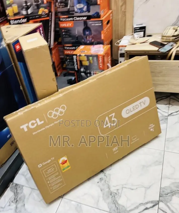 Extremely Affordable TCL 43” Qled Smart Satellite Android FHD TV 