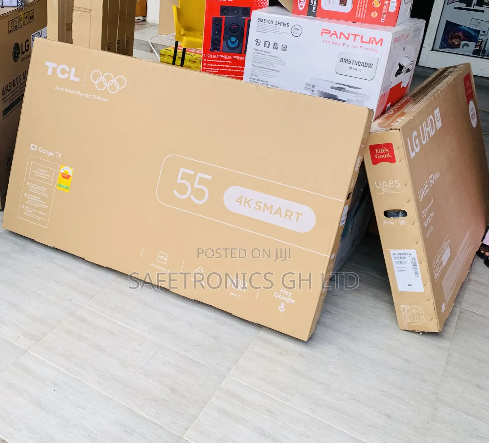 Check Out Sleek TCL 55′′ UHD Smart Android Television