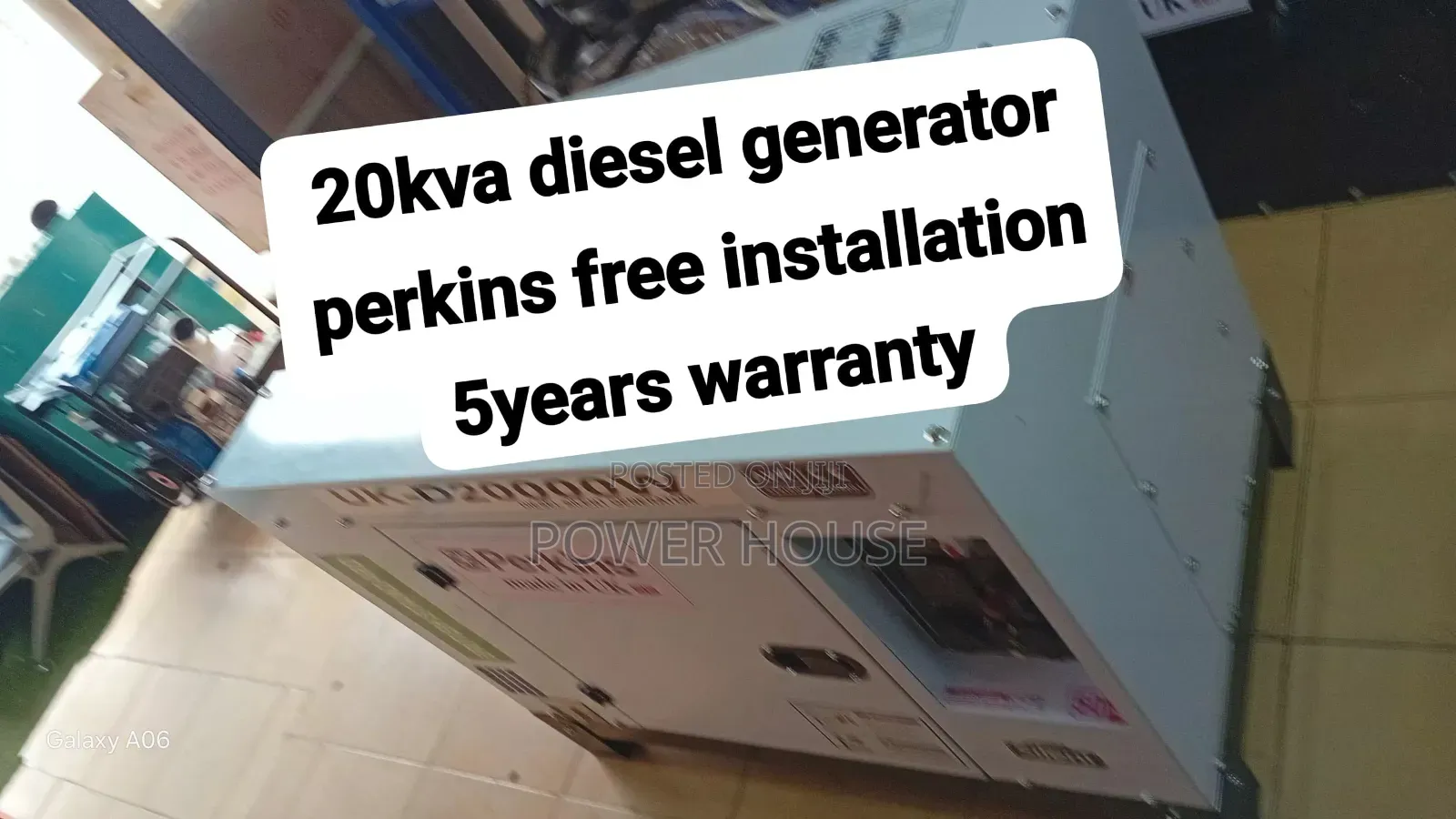 Original UK Perkins 20kW Silent Generator – Heavy Duty Power