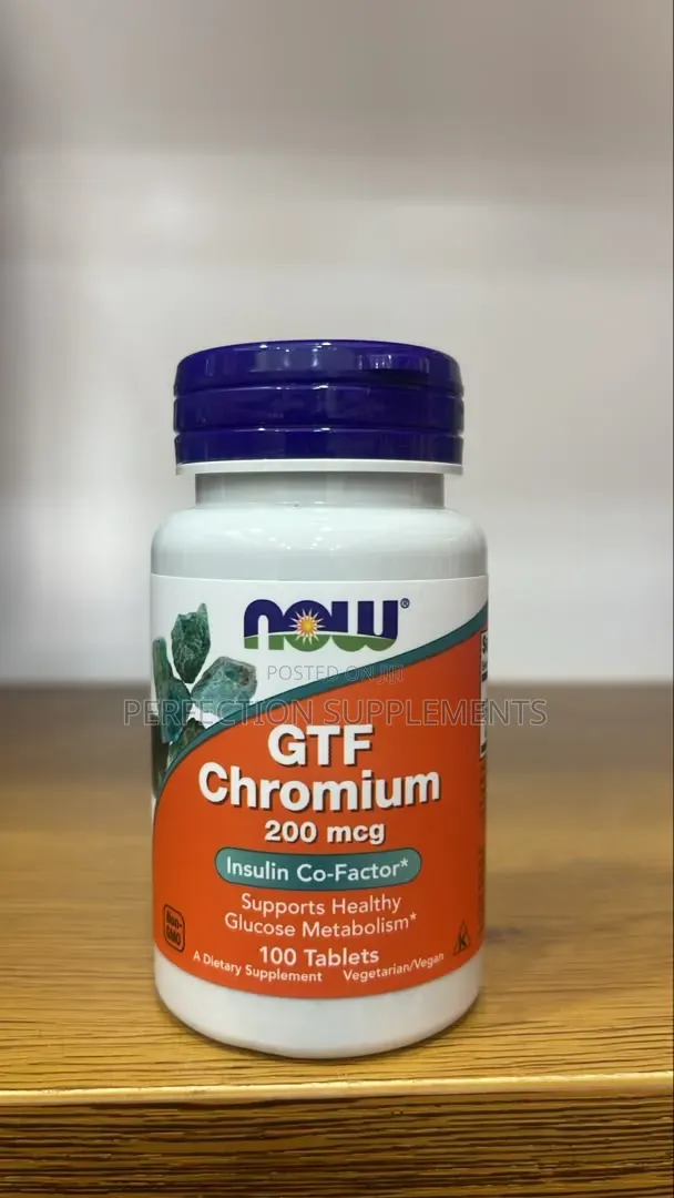 NOW GTF Chromium 200 MCG Tablets Insulin Co-Factor*