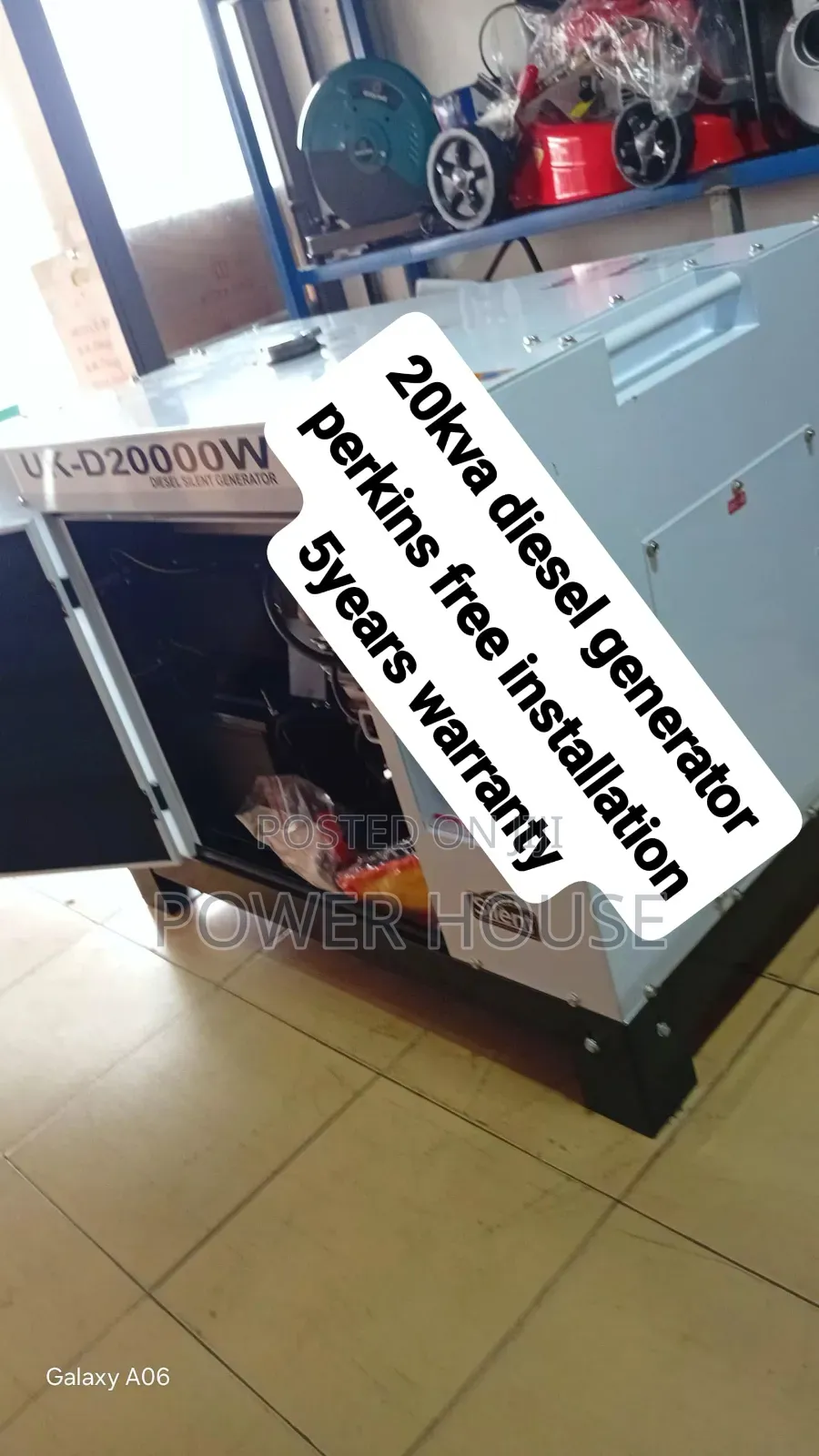 Reliable Perkins 20000W Diesel Generator – Silent Fuel Efficient