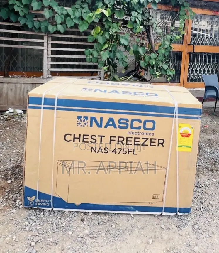 Sleek Design Nasco Double Door Chest Freezer(NAS-475fl)400l