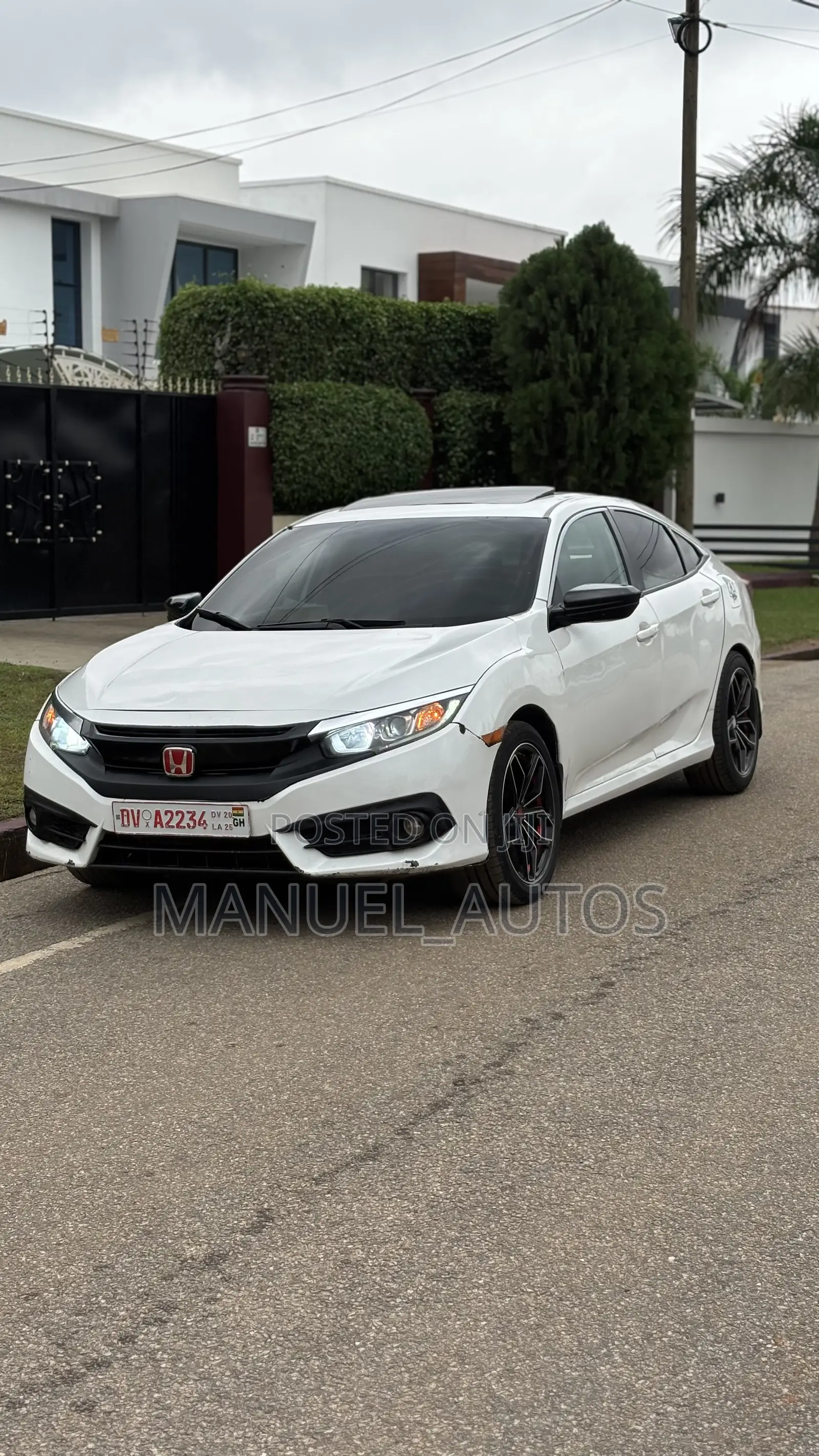 Honda Civic EX Sedan 2018 White