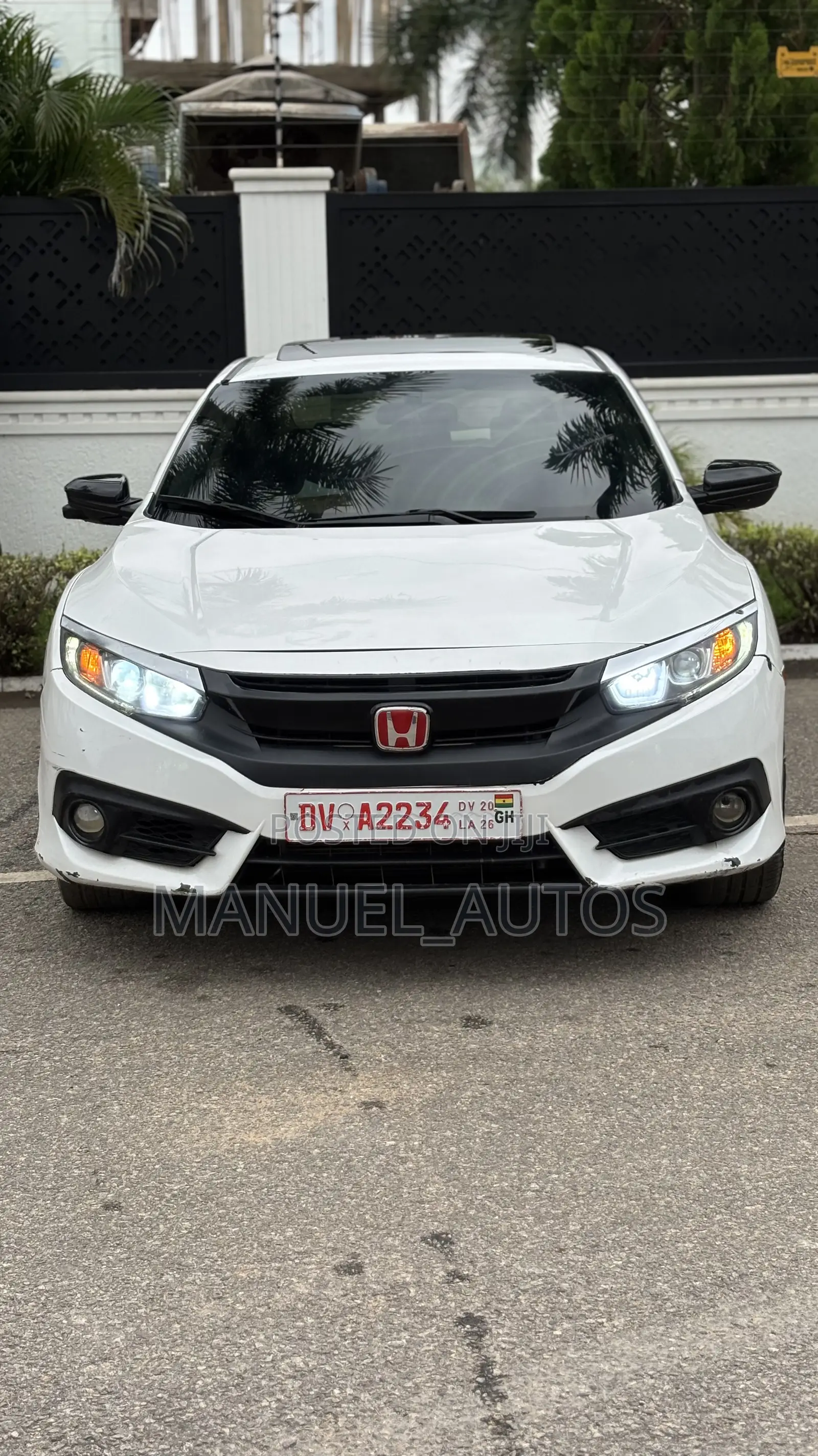 Honda Civic EX Sedan 2018 White