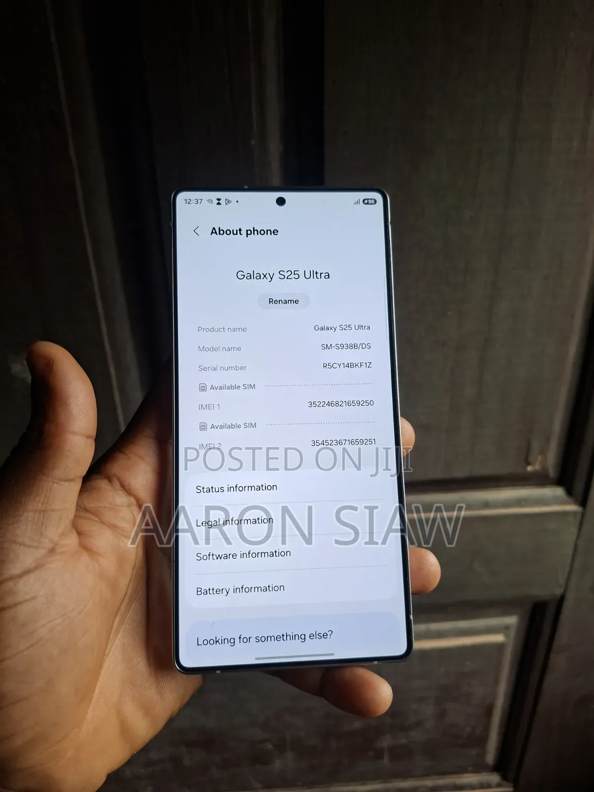 Samsung Galaxy S25 Ultra 256 GB Silver
