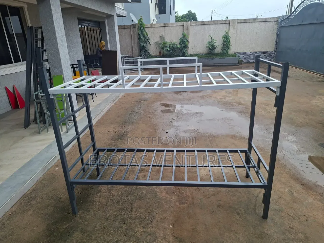 Single Metal Bunk Bed - Grey